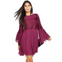 V By Very Lace Insert Swing Dress