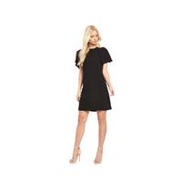 V By Very Ruffle V Back Mini Dress