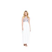 V By Very Sleeveless Aztec Embroidered Maxi Dress