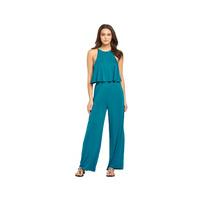 V By Very High Neck Tiered Jersey Jumpsuit