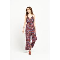 V by Very Printed Eyelet Jumpsuit