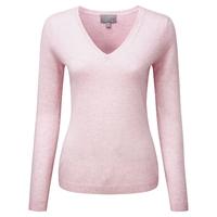 V Neck Cashmere Sweater (Fresh Pink / 10)