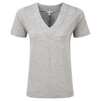 v neck t shirt grey marl 14