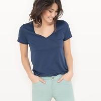 v neck cottonmodal t shirt