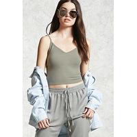 V-Neck Cropped Cami