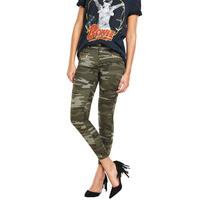 V By Very Petite Camo Ella Mid Rise Skinny Jeans