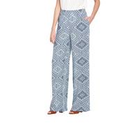 V By Very Blue Print Palazzo Trouser