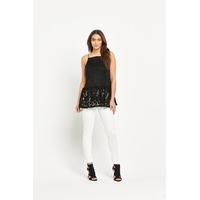 V By Very Drop Hem Stretch Lace Cami