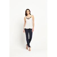 V By Very Embellished Bubble Hem Jersey Cami Top