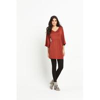 v by very v neck kimono sleeve jersey tunic