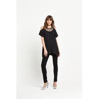 V By Very Embellished Cold Shoulder Tunic