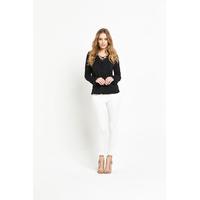 V By Very Tassle Tie Crochet Insert Top