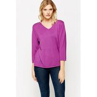 V-Neck Fine Knit Pullover