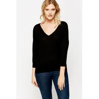 V-Neck Basic Pullover