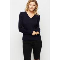 V-Neck Cotton Pullover