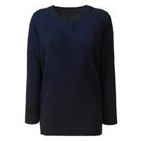 V Neck 3/4 Sleeve Sweater