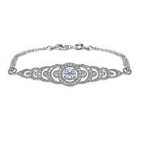 v jewellery silver brilliance graduating bracelet 3020