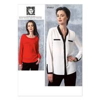 V1463 Vogue Patterns Misses Top and Shirt 379215