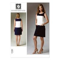 v1382 vogue patterns misses dress 379079