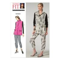 V1453 Vogue Patterns Misses Vest and Pants 379199