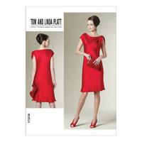 V1208 Vogue Patterns Misses Petite Dress 378985
