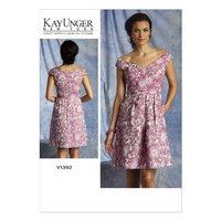 V1392 Vogue Patterns Misses Dres...