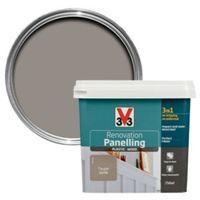 V33 Renovation Taupe Satin Panelling Paint 750ml