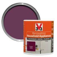 V33 Renovation Cassis Smooth Satin Household Appliance Paint 500 ml