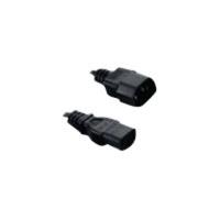 V7 Computer Power Extension Cable IEC-C13 to IEC-C14 Black 2m