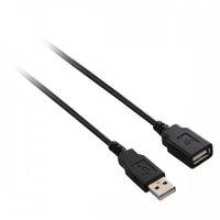 V7 USB CABLE EXTENS 3M A TO A - BLACK USB 2.0 HI-SPEED M/F