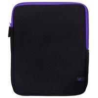 V7 SLEEVE 10.1IN IPAD/2 TABLET - NEOPRENE 136G BLACK/PURPLE