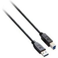 V7 USB 3.0 CABLE 1.8M A TO B - BLACK USB 3.0 M/M