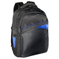 V7 Edge Backpack 17.3in Black - Blue Polyester Upto 41x27x3.9cm