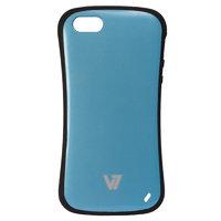 v7 extreme guard iphone 5 blue bumper hard shell pc pu cover