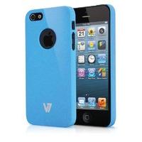 V7 Metro Case Iphone 5 Blue - Sand Finish Semi Flex Pc Cover