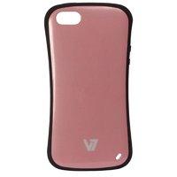 v7 extreme guard iphone 5 pink bumper hard shell pc pu cover