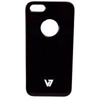 v7 candy case iphone 5 black hard shell glossy pc cover