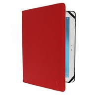 V7 Uni Folio Case Tblt 10in Red - Most Tablets Upto 10in Lghtwght