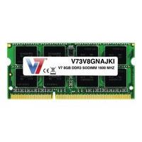 V7 8GB DDR3 SODIMM 1600MHz CL11 - Unbuff Non-ECC 204pin PC3-12800