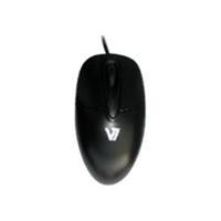 v7 optical mouse usb black