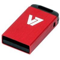 V7 USB 2.0 Nano Stick 4GB (Red) - VU24GCR-Red-2E