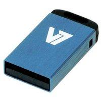 v7 usb nano stick 8gb blue