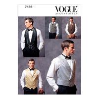 V7488 Vogue Patterns Mens Vests 379419