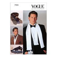 V7104 Vogue Patterns Mens Accessories 379412