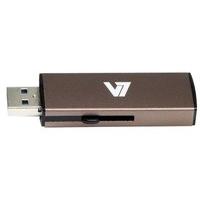 v7 usb stick 32gb usb 30 grey slide connector vu332gdr gry 2e