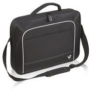 v7 vantage frontloader laptop bag case for laptops up to 16 black grey ...