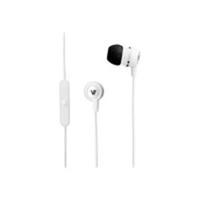 v7 earbuds with inline microphone white