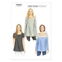 v8950 vogue patterns misses tunic 380262