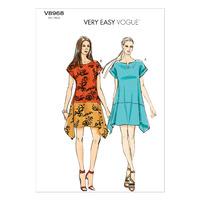 V8968 Vogue Patterns Misses Dress 380298