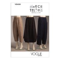 V8499 Vogue Patterns Misses Skirt and Pants 379464